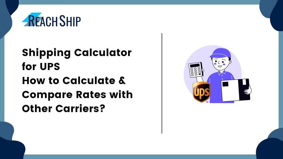 reachship's tweet image. Easily calculate UPS shipping costs in just a few clicks.
.
.
.
Compare real-time rates with other top carriers.
Find the most affordable and efficient shipping option for your business.

reachship.com/shipping-calcu…

#shippingcalculator #ShippingRates #UPSShipping #ReachShip