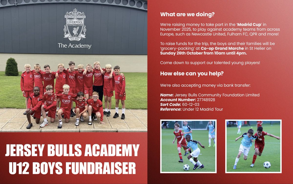 Jersey Bulls Academy tweet media