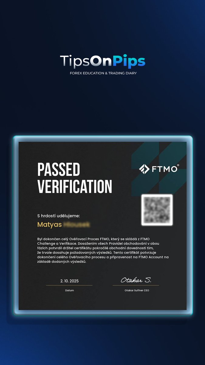 tipsonpips_'s tweet image. Some talk about success. Others verify it.

Another FTMO milestone achieved — discipline makes the difference.

#TipsOnPips #forex #FTMO #ForexTrader #gold #trading