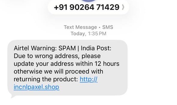ibipinkumar's tweet image. Dear @IndiaPostOffice, How come I have received SMS to update the address?
How does my mobile number get compromised while booking Speed Post?
Please help to investigate such issues from Lucknow origin.
#IndiaPost #SpeedPost #SpamAlert
@JM_Scindia @Officejmscindia