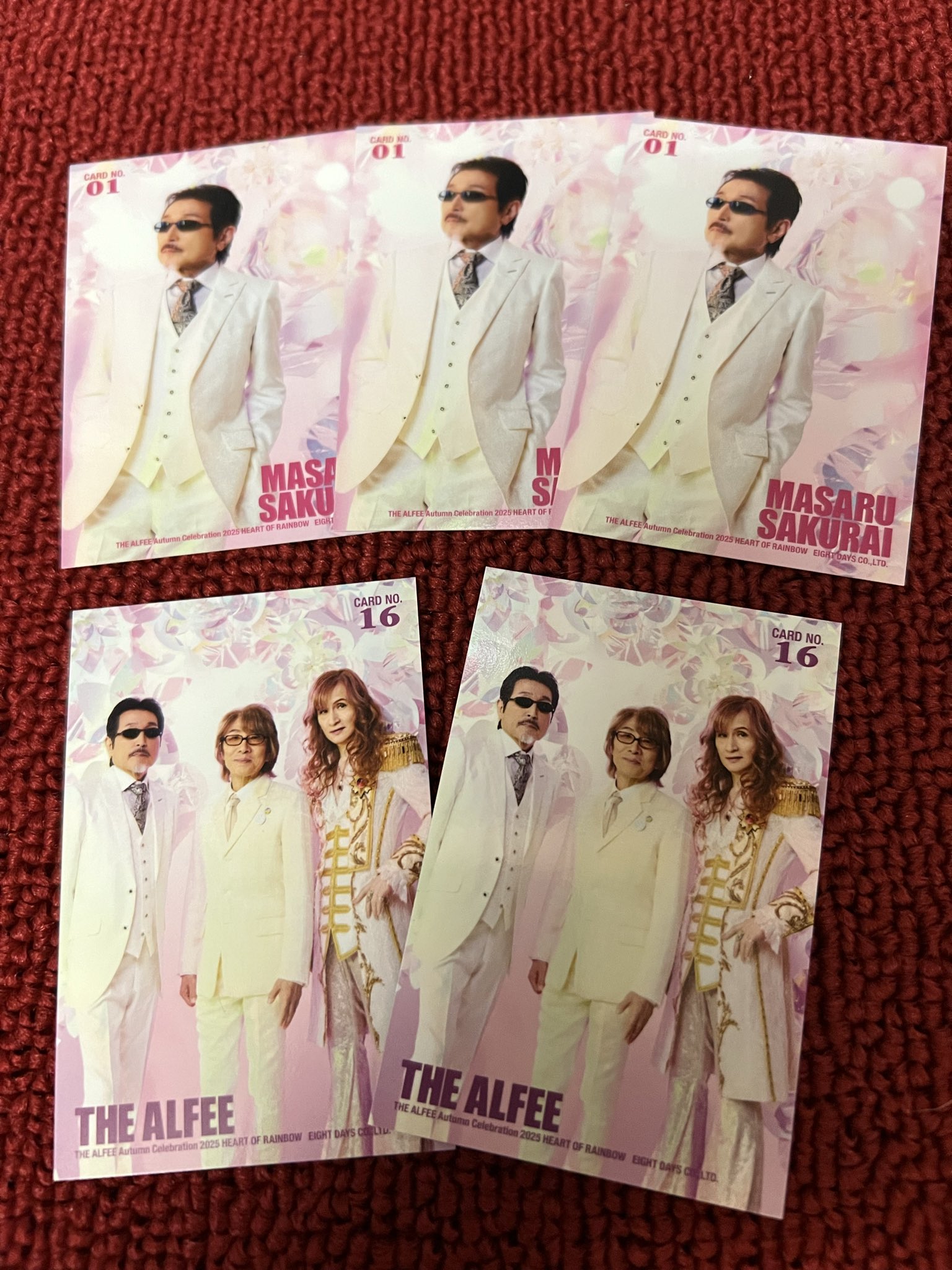 THEALFEE2017年春フェスタツアートレカ30枚セット THEALFEE2017年春