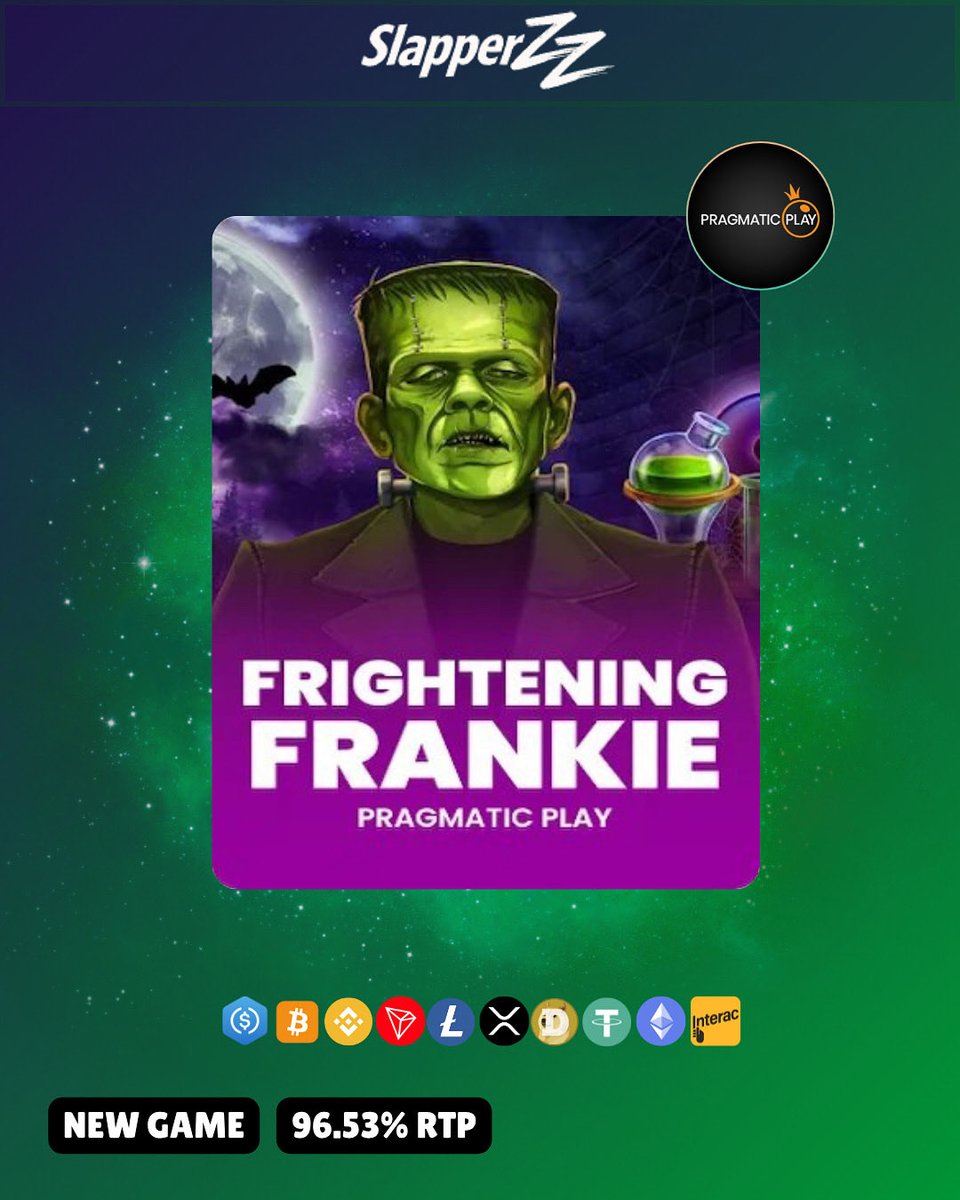 Slapperzzcom's tweet image. Frightening Frankie by pragmatic play is now live! 

Slapperzz.com

#slots #casino #slapperzz #pokies