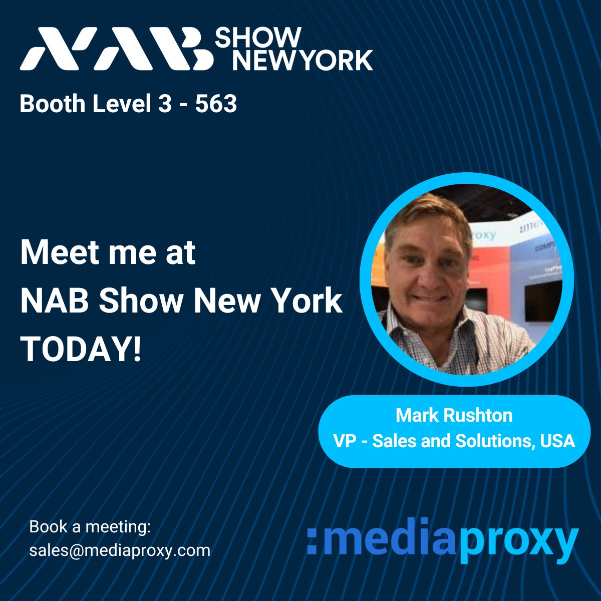 Mediaproxy's tweet image. Broadcasters are under pressure to do more with less. @NABShow New York, Mediaproxy is showcasing tools that deliver cost-effective compliance without compromise - Booth Level 3 - 563 

mediaproxy.com

#Mediaproxy #NABShowNY #RemoteMonitoring #Compliance #Multiviewer