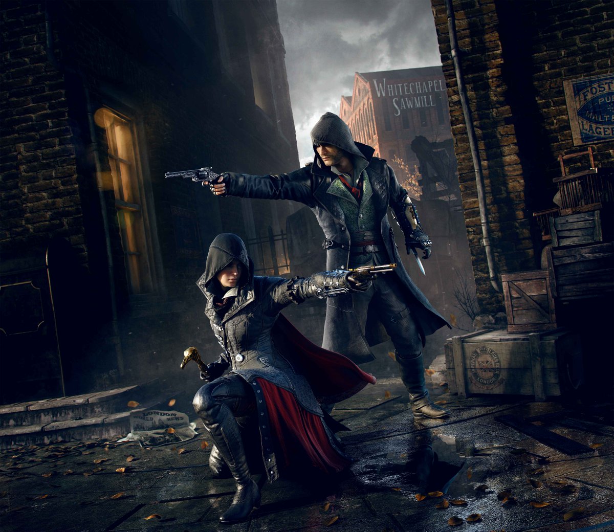 Ubisoft's tweet image. 10 years on.... still obsessed with the Frye twins 💖

#AssassinsCreedSyndicate