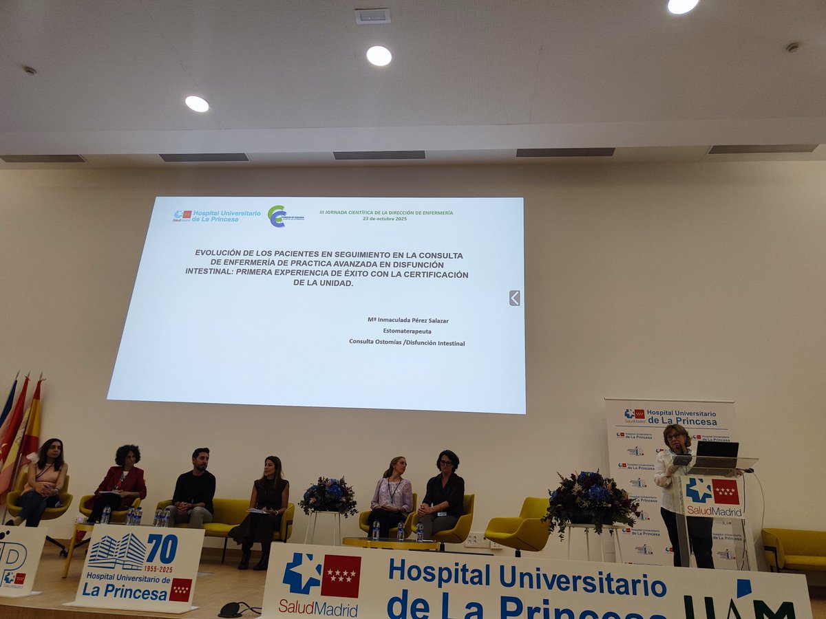 Dña. Inmaculada Pérez Salazar, Enfermera de Consultas Externas, presenta la evolución de los pacientes en seguimiento en la consulta de enfermería de práctica avanzada en disfunción intestinal.
Un abordaje especializado y centrado en la persona.
#IVJornadaHULPR
#CuidadoDigestivo
