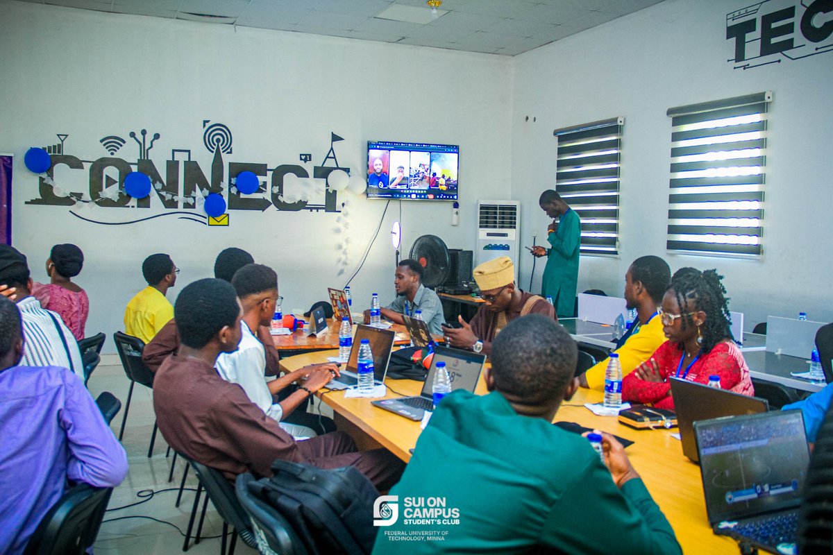 NihubFutminna's tweet photo. Milestones!
We love to see our ecosystem members thrive and celebrate milestones together 💙

@socscfutminna  hosted their FYB Sendforth Party right here at NIHUB! a community that truly embodies growth, connection, and innovation. 🚀
#NIHUB #SUIonCampus #TechCommunity #FUTMinna https://t.co/uBWdXLd4Di
