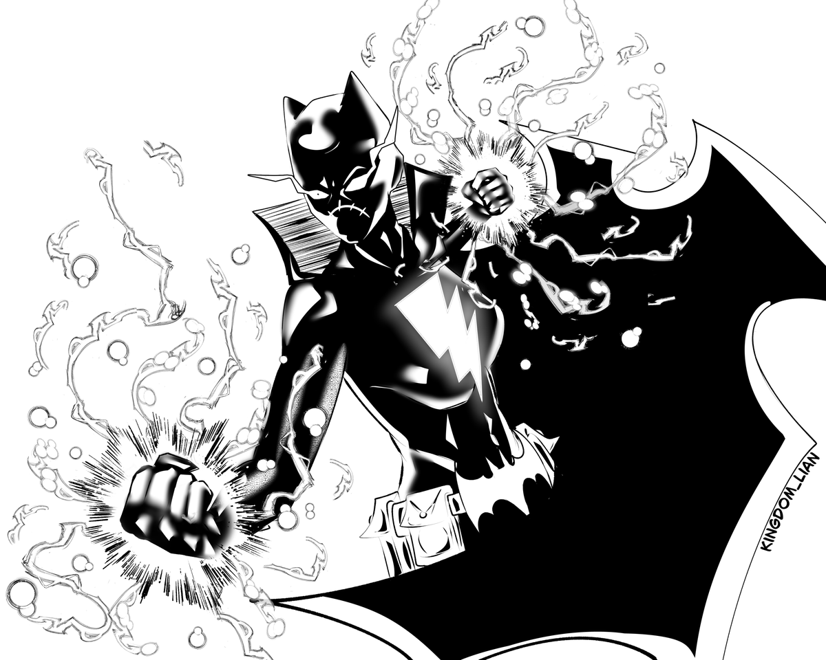kingdom_lian's tweet image. Now she’s more powerful. ⚡️

#batgirl #cassandracain #lineart
