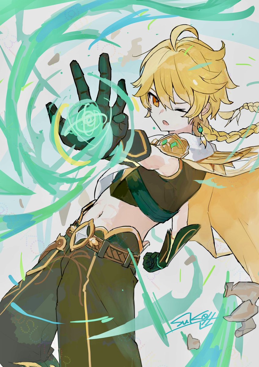 suko3_'s tweet image. #原神 #Aether