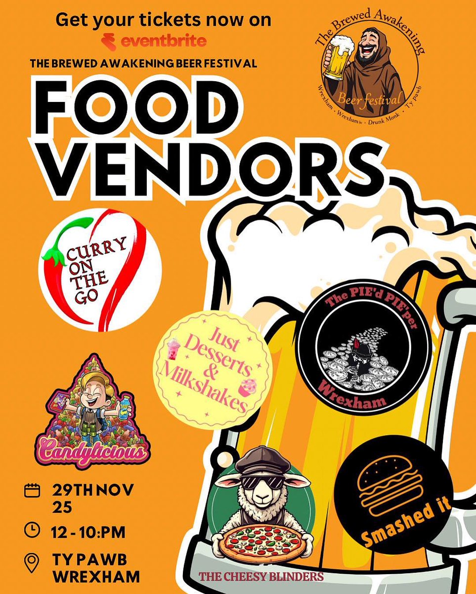 Lynds4012's tweet photo. NOVEMBER 29th #wrexham #beerfestival #thedrunkmonkwxm #typawb #Wrexham https://t.co/cp2r6kampp