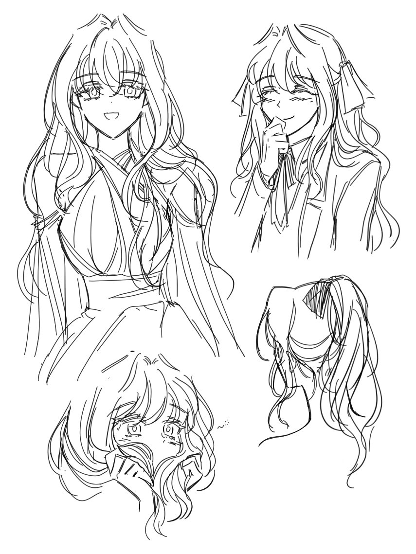 요즘 그림을 너무 안올린거 같아서... 그냥 비계에서 했던 낙서들이에요
순서대로 에마리 앋맂 슽냐 입니다