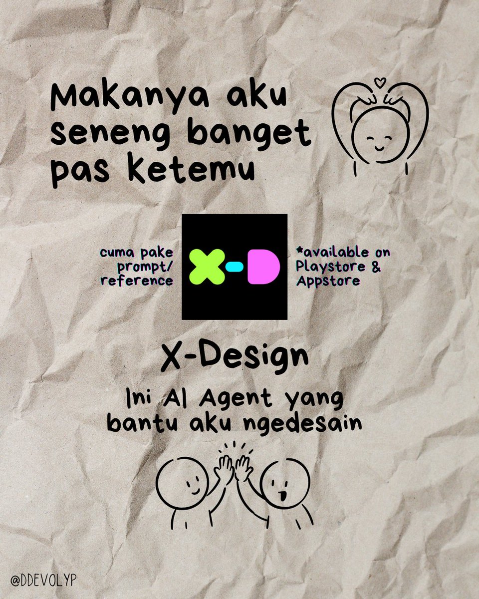 devolyp's tweet image. Pengen punya logo yang estetik, tapi gatau harus mulai dari mana?
Kenalin, X-Design 🤎 Asisten desainer AI-ku yang bantu ubah ide jadi visual nyata. Dari kata (soalnya cuma prompting doang😅), jadi karya.
Kalo menurut kamu, bagus yang mana?🙈 #XDesign #AIAgent #BrandDesign