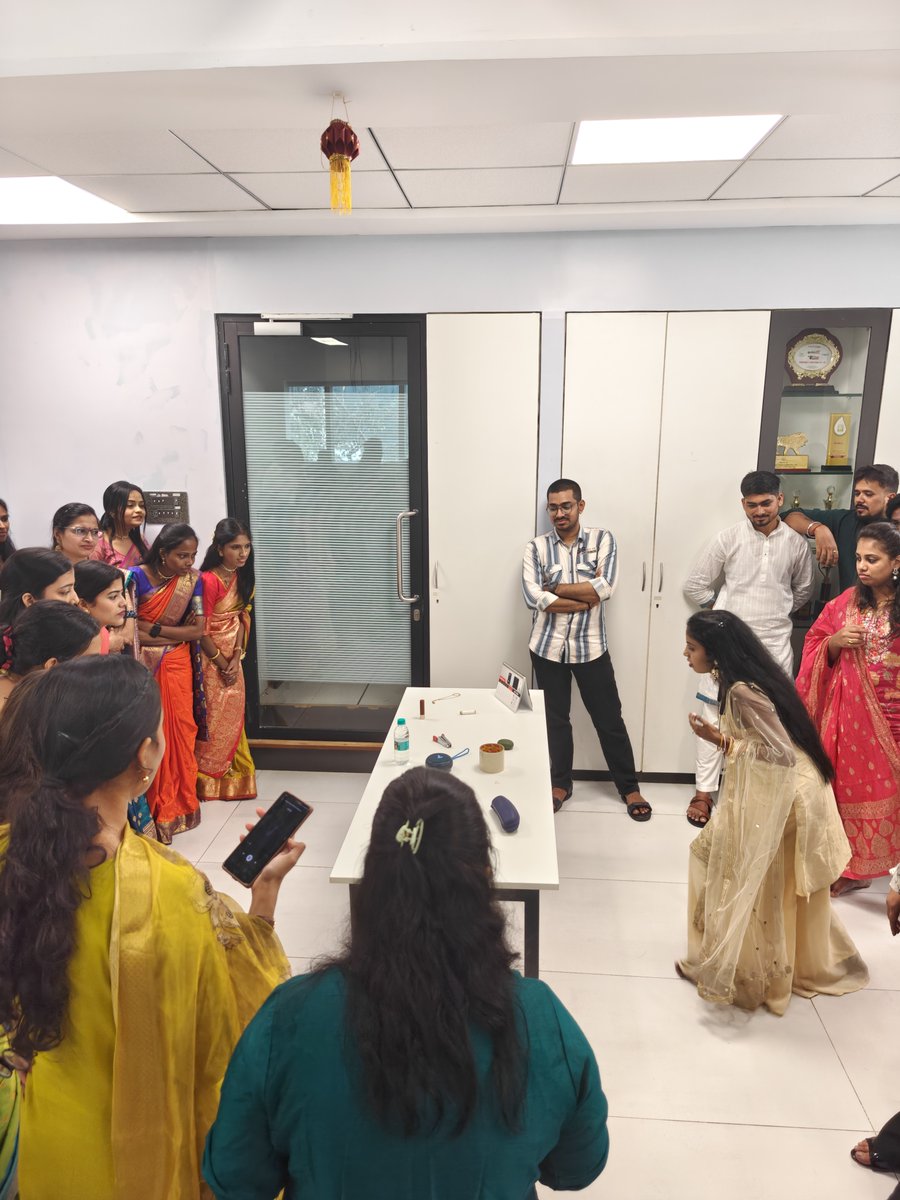 Powermax_India's tweet image. This Diwali, our workspace lit up brighter than ever.
A day full of smiles, tradition, and the reminder that true light comes from the people around us.

#Diwali #PowerMax #FitForLife