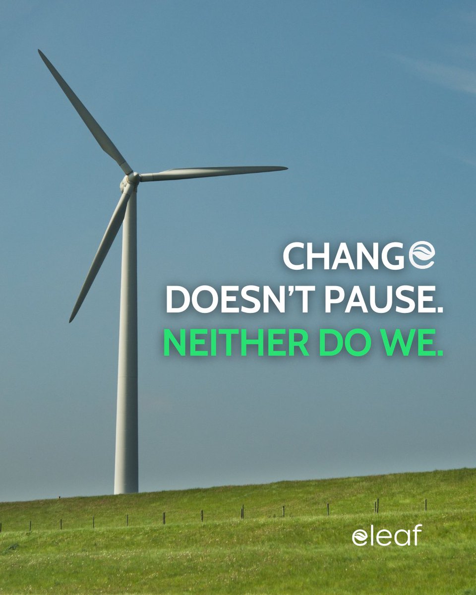 eleafenterprise's tweet photo. We don’t wait for change.
We build it — with vision, responsibility and real solutions.
💚 Be the Change.
🌍 Empowering People, Preserving the Planet.
#ELEAF https://t.co/0OIk0J0CEH