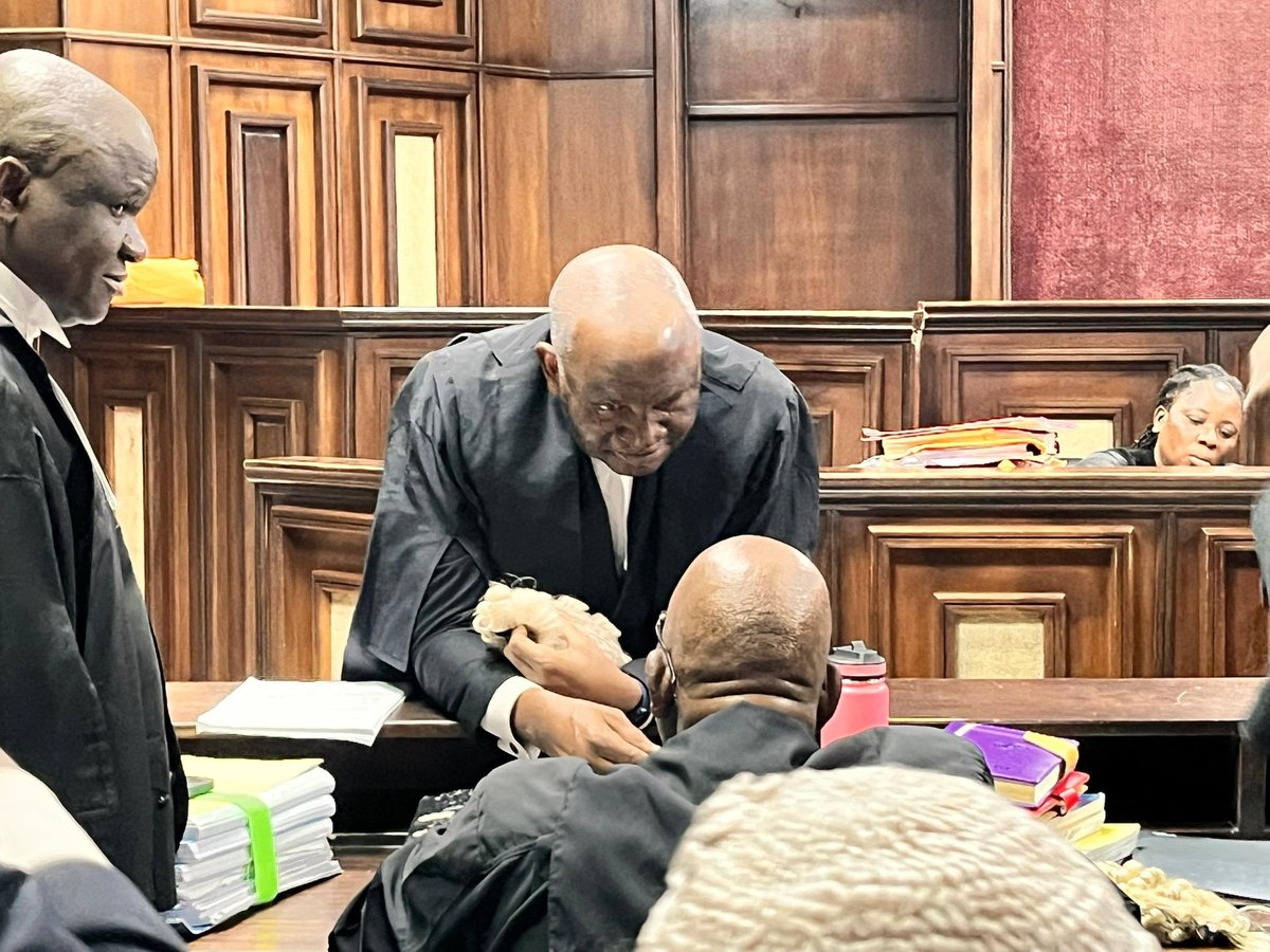 NTANewsNow's tweet photo. TERRORISM TRIAL OF NNAMDI KANU; ALL  SENIOR ADVOCATES WITHDRAW FROM REPRESENTING THE DEFENDANT

At the resumed hearing of his terrorism trial, the leader of the Indigenous people of Biafra, Nnamdi Kanu has challenged the jurisdiction of the federal high court to continue his trial.

The development followed the withdrawal of all Senior Advocates representing the defendant from the matter.
Nnamdi Kanu in his oral presentation before the court, alleged that the court of appeal has discharged him in his verdict.

Nnamdi kanu by the order of the court is expected to open his defence this thursday.

The presiding judge, justice James Omotosho ruled that the defendant should open his defence as jurisdictional issues and all others can be challenged at the court of appeal or included in his final written address.

The court  therefore adjourned the matter till 24th october, 2025 for the defendant  to commence his defence.
Kanu had earlier listed 23 witnesses  to testify in his matter.

Nnamdi kanu is facing trial on a seven-count charge bordering on terrorism.