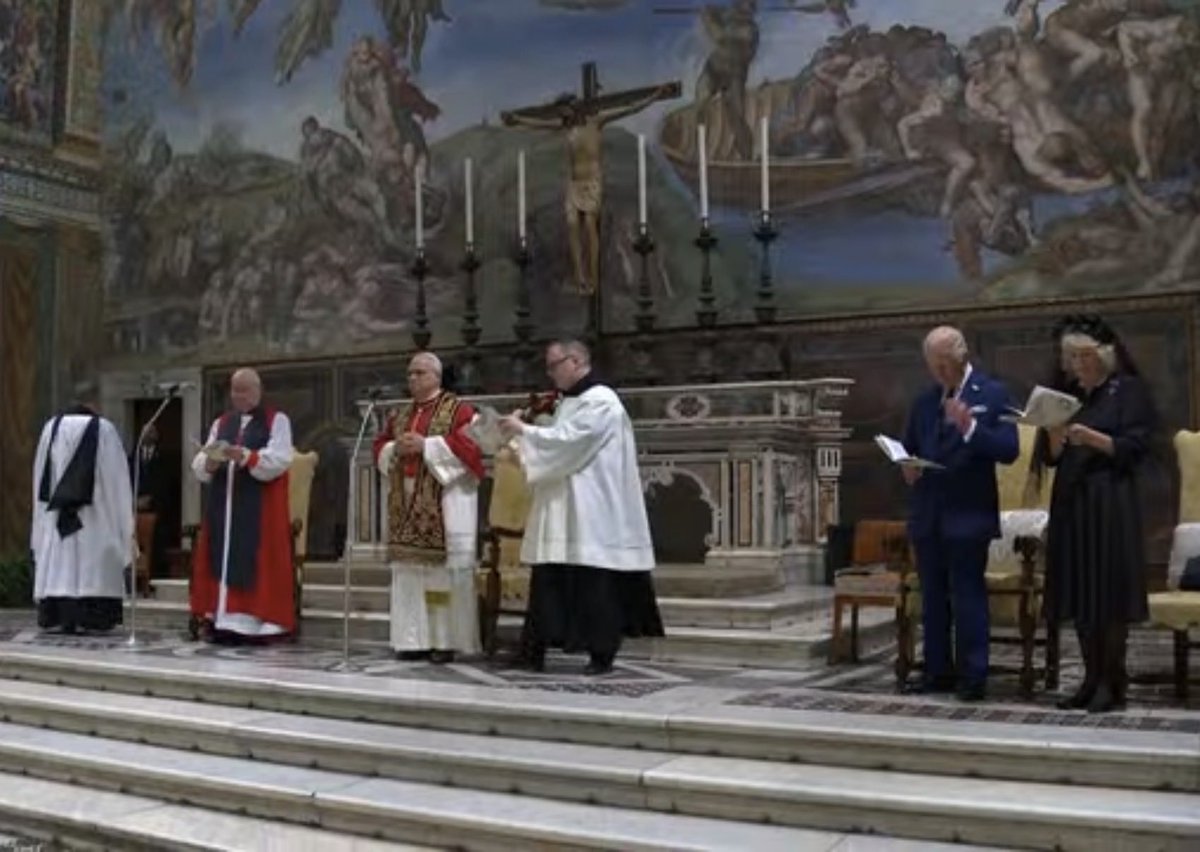 A phenomenal line-up of temporal and spiritual authority. Rome, Canterbury, Windsor united in prayer… The English Reformation has never seemed so far away.