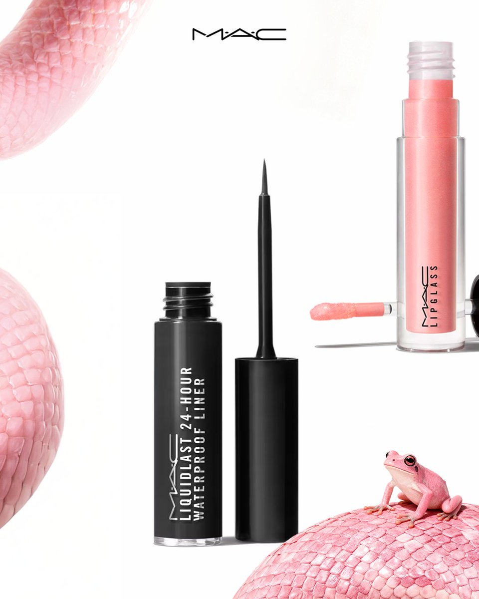 GnRomain's tweet image. We brought @MACcosmetics  to the wild side. 🐍🐸

#CGI  #cosmetics  #maccosmetics