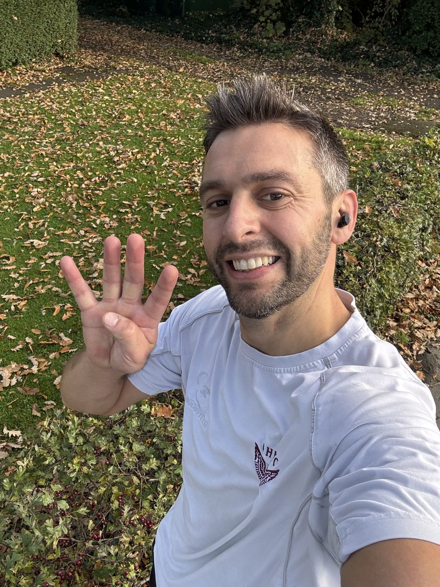 4/4 runs for the week done ✅🏃‍♂️