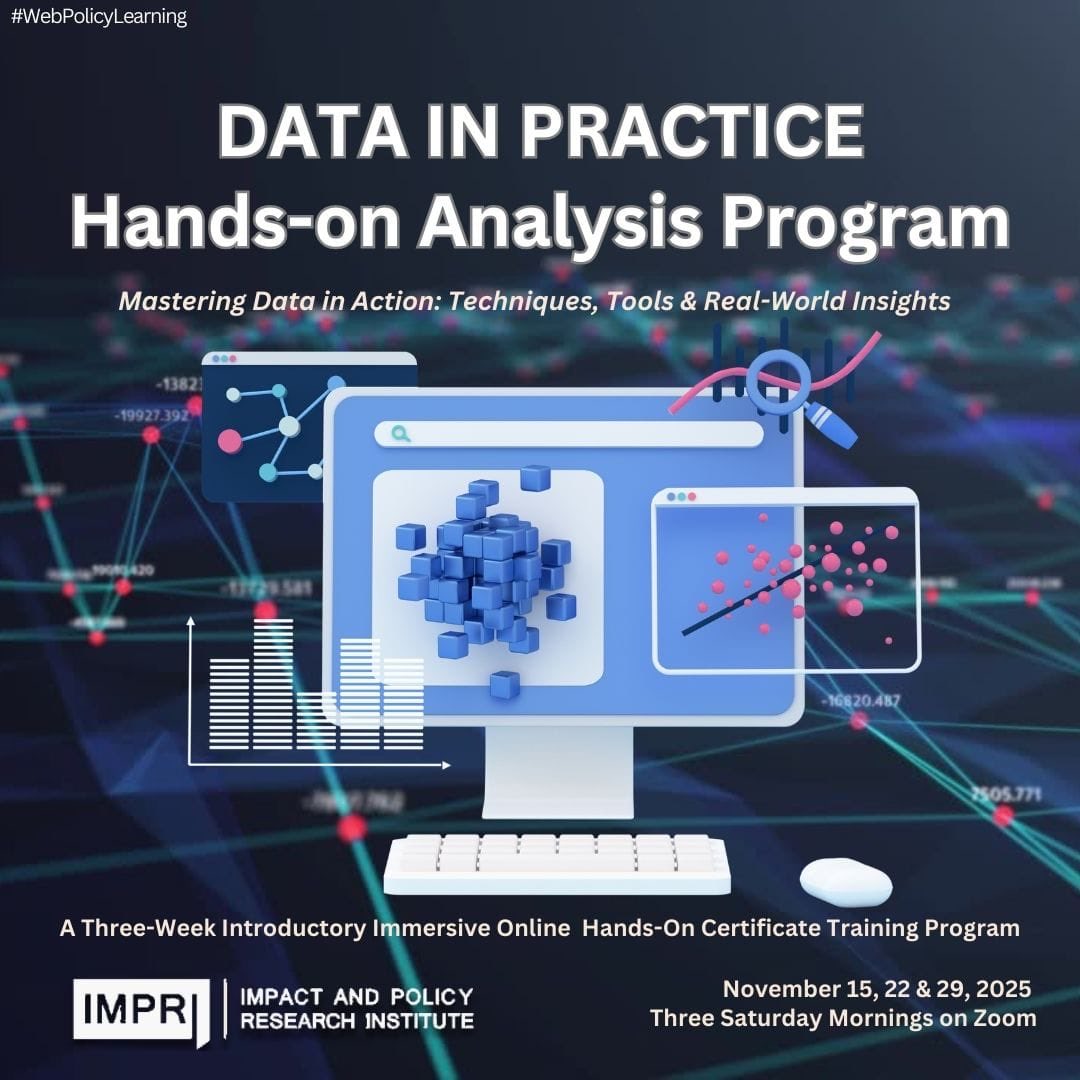 impriindia's tweet image. Data in Practice: Hands-on Analysis Program
📅 Starts November 15, 2025
🔗 impriindia.com/event/data-in-…
