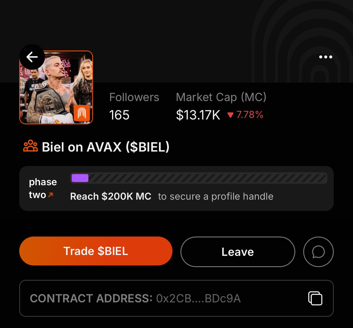 GM IF YOU ALREADY JOINED US 🤝

$BIEL on AVAX is ready for V2! 😈

From <a href="/TheArenaApp/">The Arena ⚔️</a> trenches ⚔️

Trade $BIEL here: arena.social/community/0x2C… 

CA: 0x2CB622f144A9a8291434ab9C97beBBf3284BDc9A