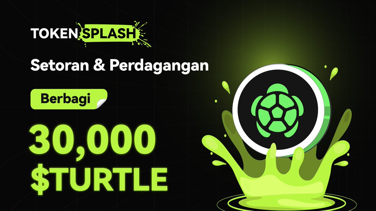 BitunixID's tweet image. $TURTLE telah bergabung dengan TOKEN SPLASH! 💧💰
Deposit & Trade sekarang untuk kesempatan Anda berbagi 30,000 $TURTLE !
Sudah menjadi bagian dari Token Splash? Bagus, saatnya mengumpulkan beberapa $TURTLE 🚀
Bergabunglah di sini 👉
short.bitunixads.com/uHgfxYxb