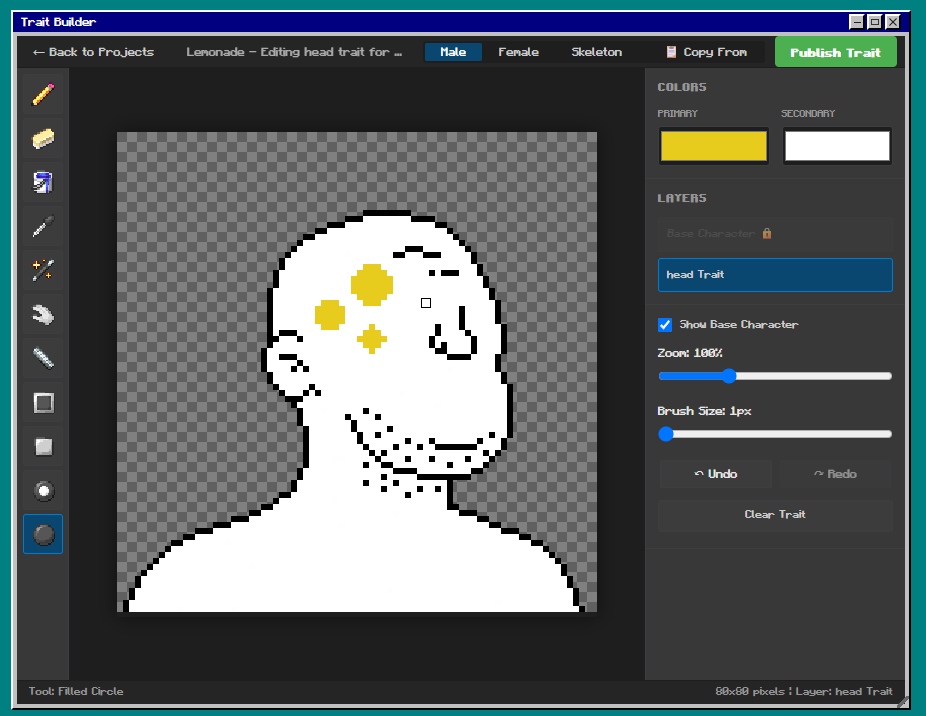 enjoyooors's tweet image. Hey guys! Could you help me with something real quick?
How can I fit the logo from @LemonadedApp into an enjoyooors trait?
I'm asking for a friend..