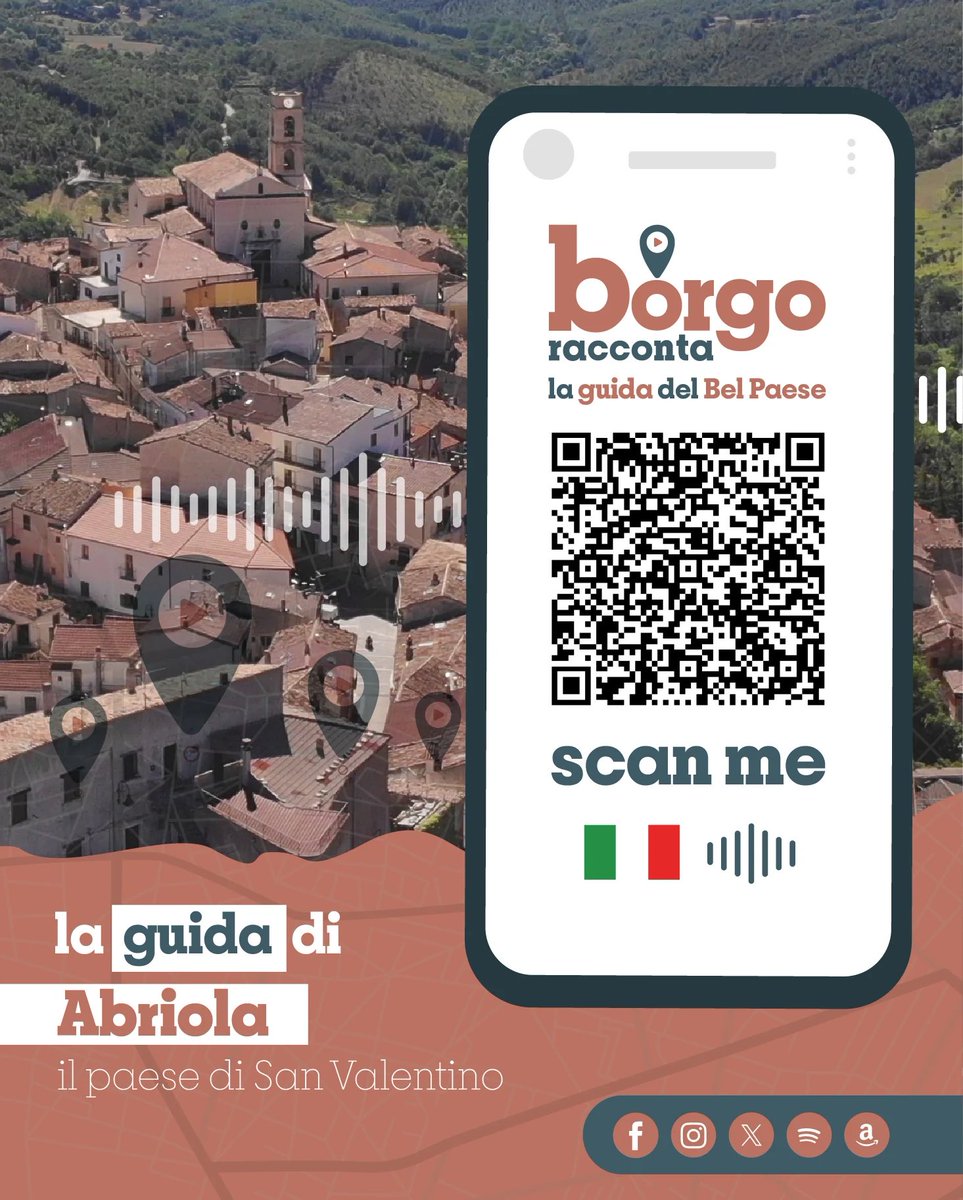 🌐 È online la Guida Turistica Interattiva dedicata al Comune di ABRIOLA 🏛

📲 Scansiona il QR Code e inizia il tuo viaggio!
borgoracconta.it/citta/abriola

#laguidadelbelpaese
#Abriola #Basilicata #Lucania #Potenza #Arioso #Sellata #Sci #guidaturistica #borgoracconta #italia #italy
