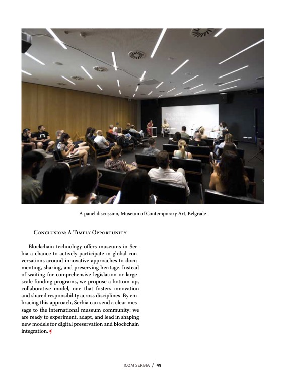 Here’s our article “Museums in Serbia and Blockchain Technology”, published in the <a href="/IcomOfficiel/">International Council of Museums (ICOM)</a> Serbia Magazine for the 27th ICOM General Conference 2025 (Dubai).

It summarises the steps we took to introduce Web3 and blockchain to the Serbian museum landscape — from panels at