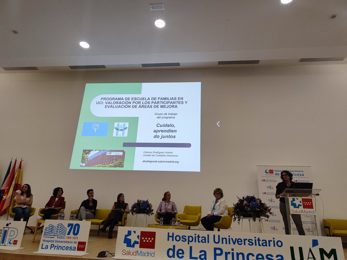Dña. María Dolores Rodríguez Huerta, nos presenta el "Programa de Escuela de Pacientes y Familias en UCI: Valoración de los participantes y evaluación de áreas de mejora".
Un proyecto que promueve la humanización y la participación activa en el entorno crítico.
#UCIHumanizada