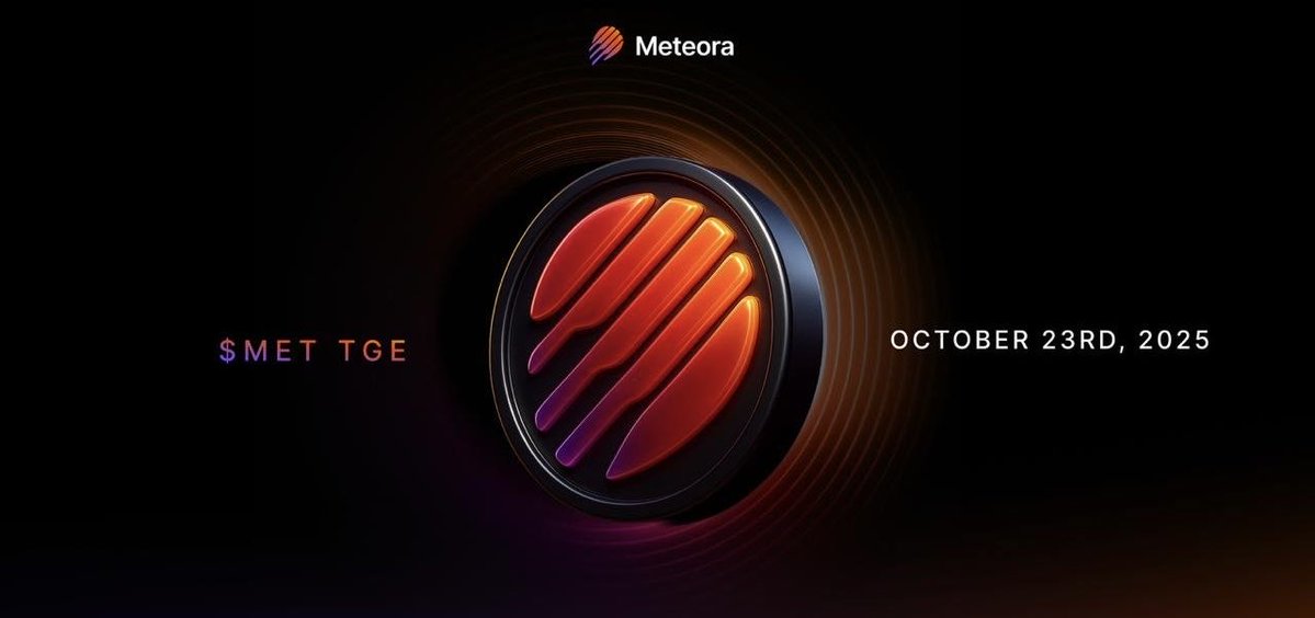 Meteora $MET TGE 발표 이미지