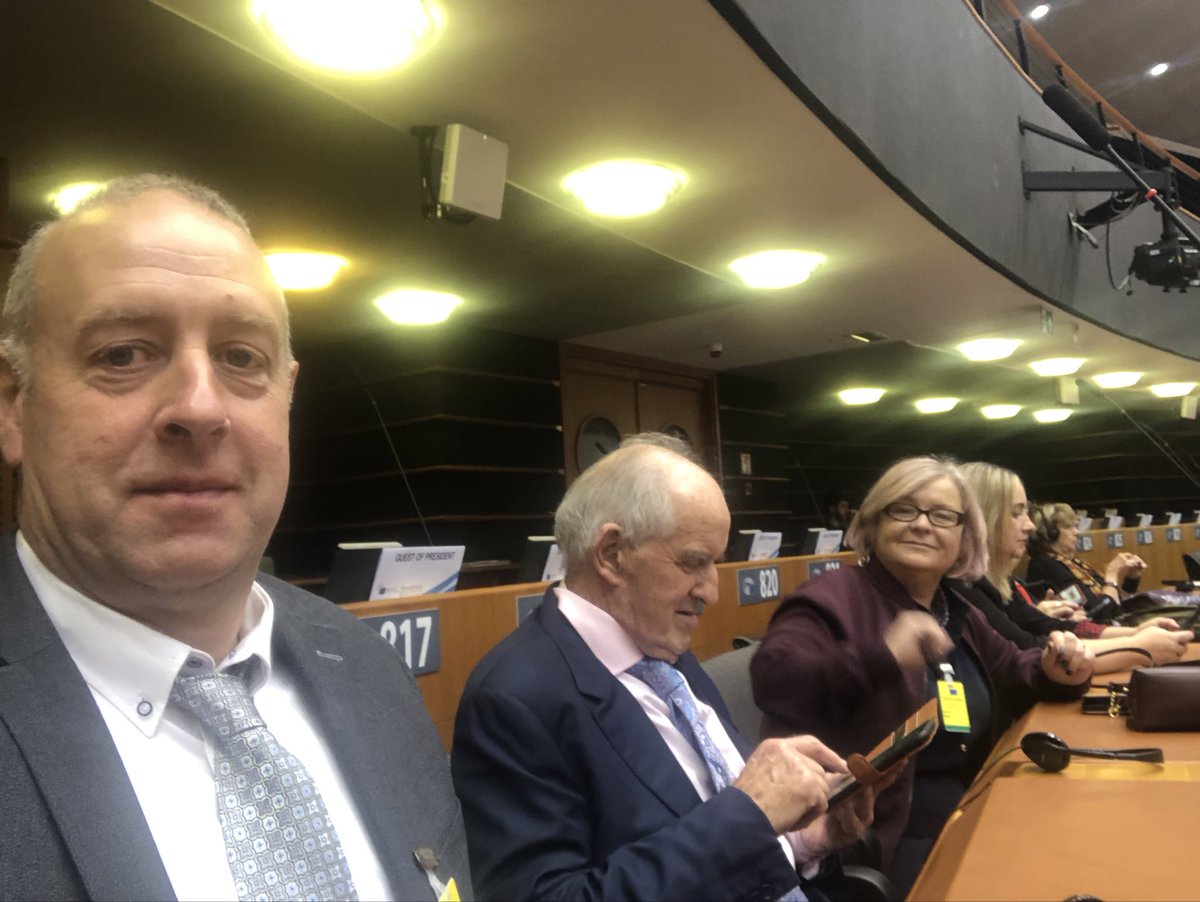 Great day at <a href="/Europarl_EN/">European Parliament</a> inaugural ceremony <a href="/seamusboland/">Seamus Boland</a> <a href="/irishrurallink/">Irish Rural Link</a>