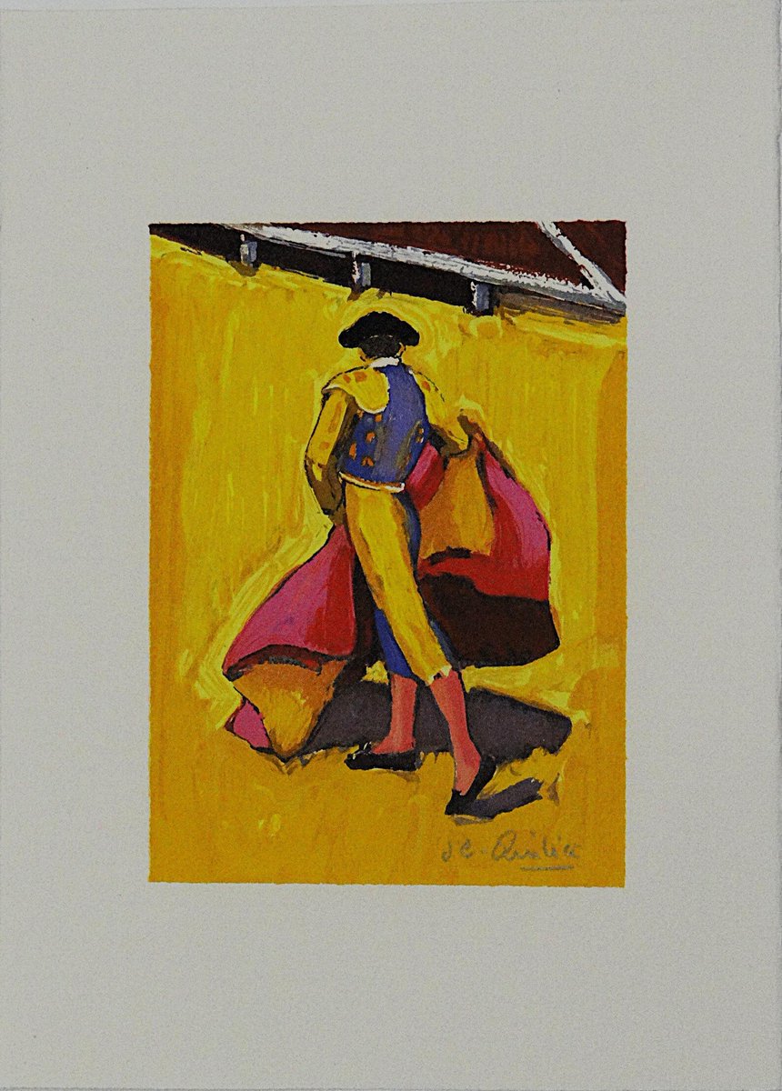 marieartcollec1's tweet photo. Jean-Claude Quilici Signed Bullfight Litho, 13.78x9.85" #BullfightArt #QuiliciPrint #SignedLitho #ToreroArt #SpanishTheme
https://t.co/BhppqqTl4i https://t.co/vNVurp1ifB