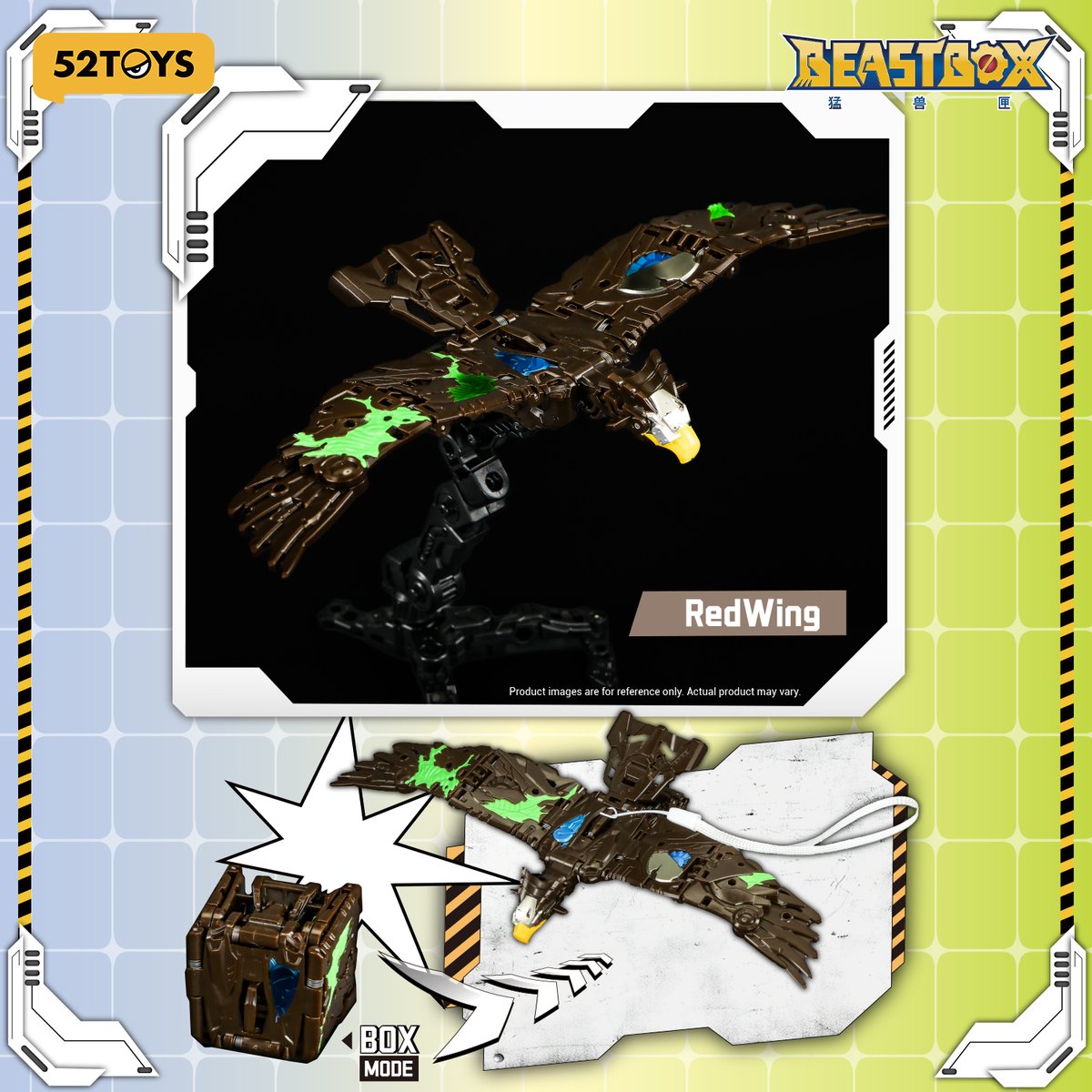 BEASTBOX SWINGO!
Here comes the interesting creative BEASTBOX series! Just Flick down ~ Swing ~ Then TRANSFORM!