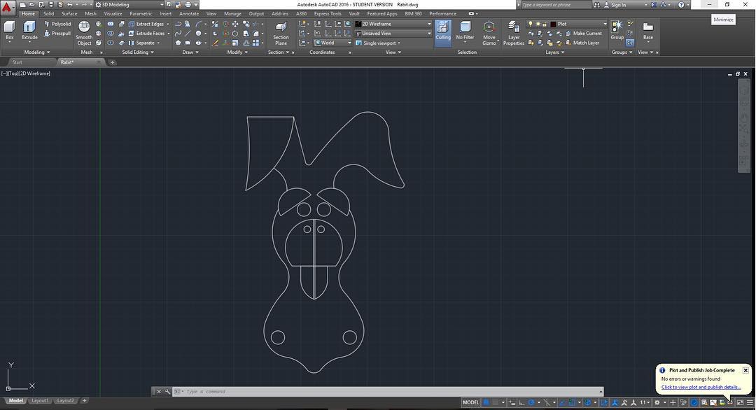 DavidKe1ly's tweet image. Two projects I designed in #AutoCAD a few years ago — a chair and a rabbit. 🪑🐇 Thinking it’s time to start getting back into designing again! ✏️