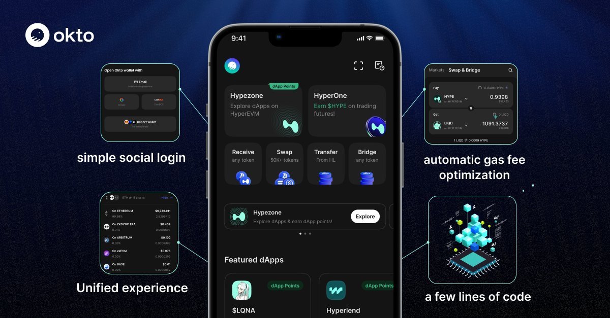 okto_web3's tweet image. Okto is Hyperliquid native 💚

Hypercore. Hypezone. HyperOne.

The complete Hyperliquid experience - unified, seamless, inevitable.