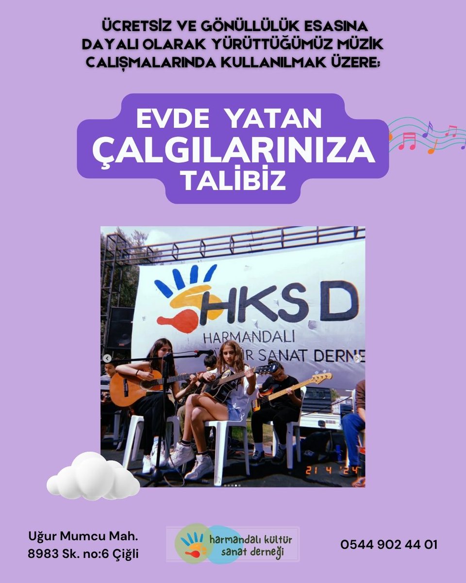HarmandalD's tweet photo. Çocuklarla yürüttüğümüz müzik çalışmalarında bir miktar enstrüman ihtiyacımız doğmuştur🥁

Evde uykuda olan çalgılarınızı uyandırıp bize gönderirseniz, bir çocuğun elinde belki daha mutlu olurlar 🌱🥁🪇 https://t.co/5YShQYs1QI
