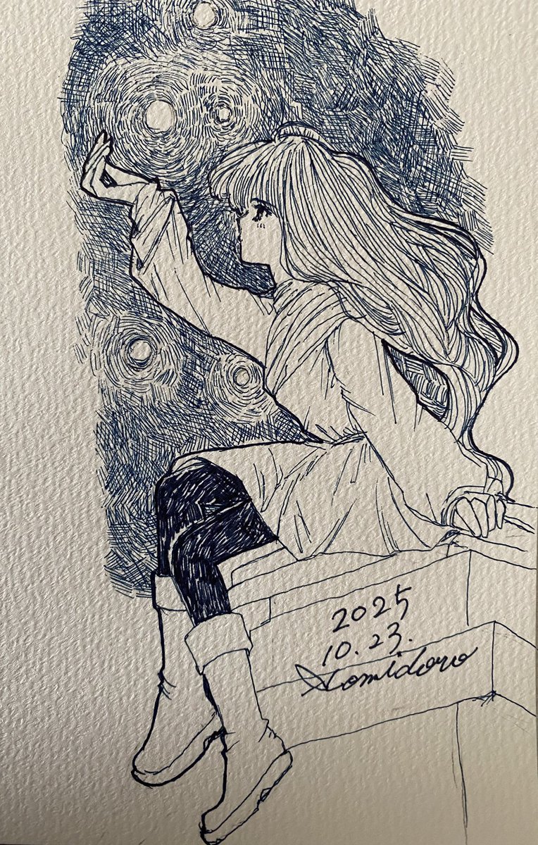 #inktober #kuretake_inktober2025
#インクトーバー2025
Day 23.