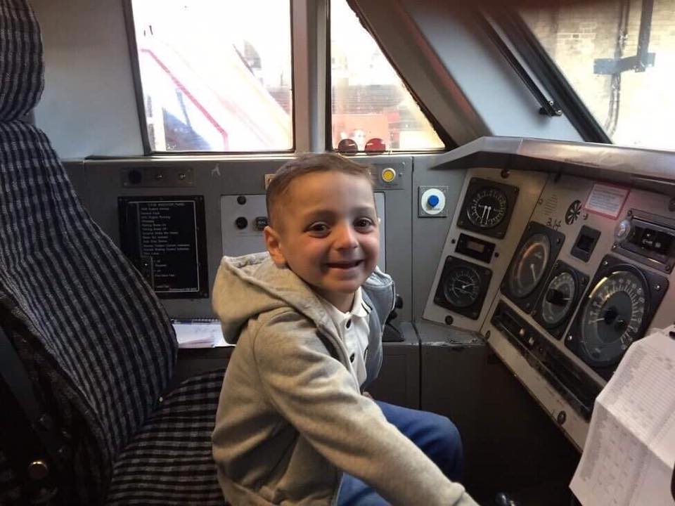 I absolutely adore this picture of my baby ❤️
It was taken on our way down to Wembley when Brad was mascot. That was such a special day filled with so much pride.
He’s always loved going on the train, so when he got the chance to sit in the driver’s seat, He was over the moon 🚆