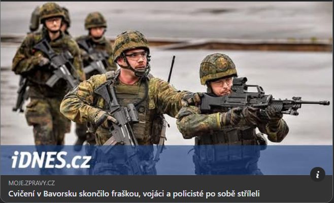 MartinDemirow's tweet image. ⚡️Ćwiczenia armii NATO w okolicy niemieckiego Monachium okazały się fiaskiem

Policjanci spacyfikowali armie 😅 Są ranni żołnierze Bundeswehry

"Manewry ludzi w kamuflażu i z karabinami zaniepokoiły miejscowych, którzy wezwali policję.  Jednak policjanci, którzy przybyli na…