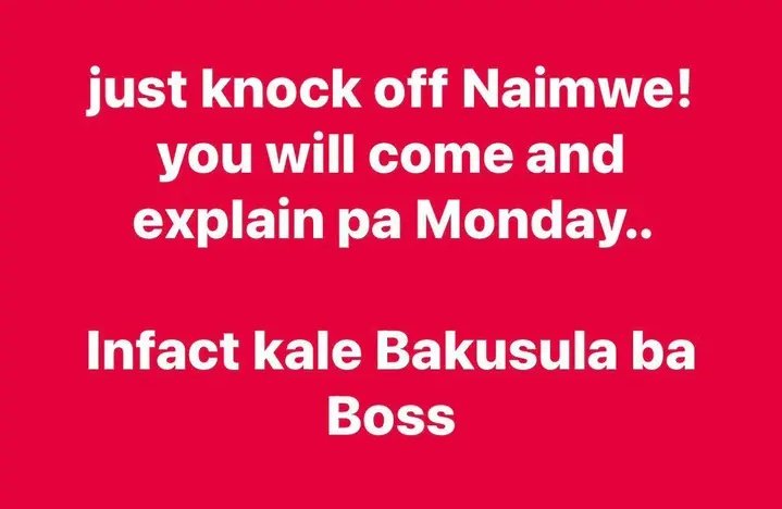 You can start the Independence weekend right now if you want. Kupangapo ka wrong decision.