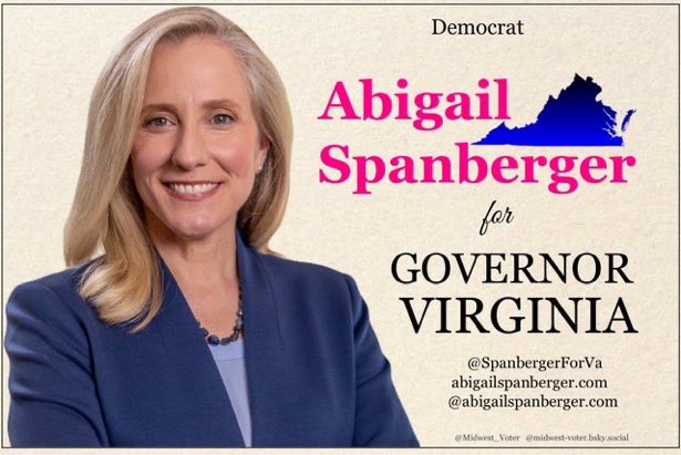marikosegawa's tweet image. #ResistanceUnited #wtpBLUE
#wtpBlueResists #DV1 #DemsUnited
🗣VA State General Nov. 4th
Early Voting Now!
➡️ elections.virginia.gov/casting-a-ball…
@SpanbergerForVA for your Governor!
Affordability/Education/Healthcare
She’s proven, trusted, & will do even more! abigailspanberger.com
