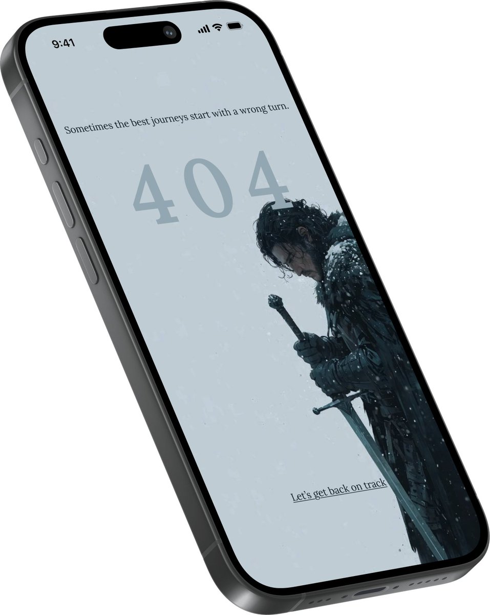 Spadepie007's tweet image. Not every wrong turn means you’re lost.
A 404 page designed to remind users that even detours can lead to purpose. 🙏✨
#UIDesign #FaithDesign #404Page #WebDesign