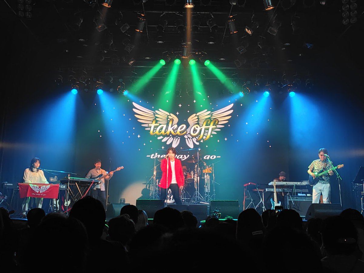 AyakoHirono's tweet image. BIGCATなぅ
只今途中休憩中〜♫

＃心斎橋BIGCATワンマンライブ
＃TAKEOFF