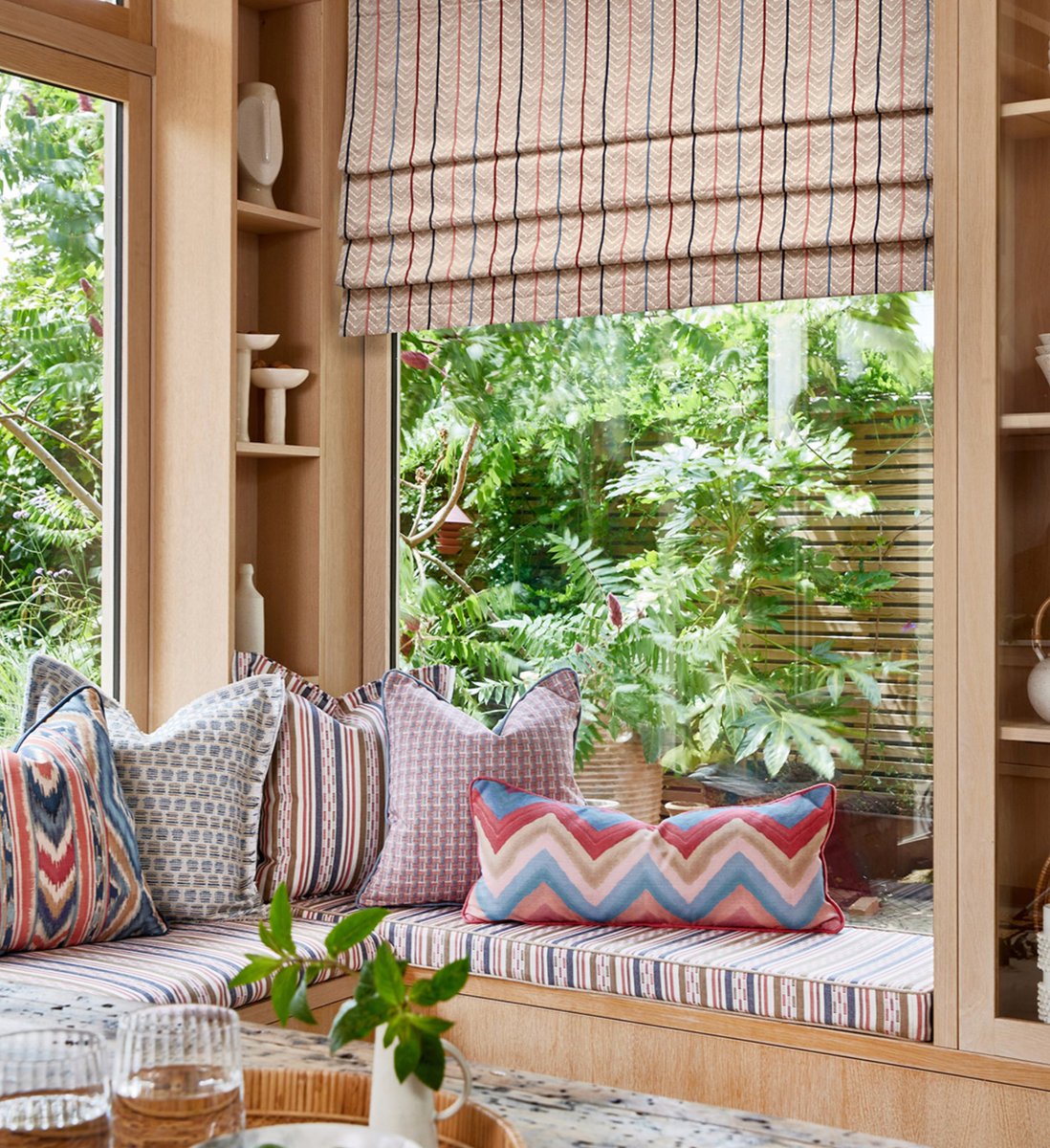 Prestigious Textiles' Tambo has tactile textures which feature an abundance of techniques throughout and look particularly striking used together for scatter cushions on seating areas. 

Find out more about our bespoke soft furnishings at curtaincraft.co.uk 

#interiors