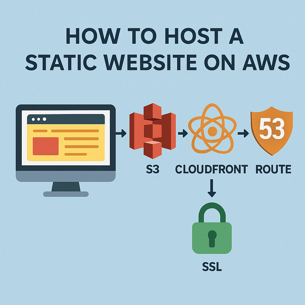 CsharpCorner's tweet image. 🚀 Host your static website like a pro using 𝐀𝐦𝐚𝐳𝐨𝐧 𝐒𝟑, 𝐂𝐥𝐨𝐮𝐝𝐅𝐫𝐨𝐧𝐭, 𝐑𝐨𝐮𝐭𝐞 𝟓𝟑, 𝐚𝐧𝐝 𝐒𝐒𝐋 — for a fast, secure, and scalable setup.
🌐 Perfect for portfolios, landing pages, and blogs — with global reach and HTTPS protection.
💡𝐒𝐭𝐞𝐩-𝐛𝐲-𝐬𝐭𝐞𝐩…