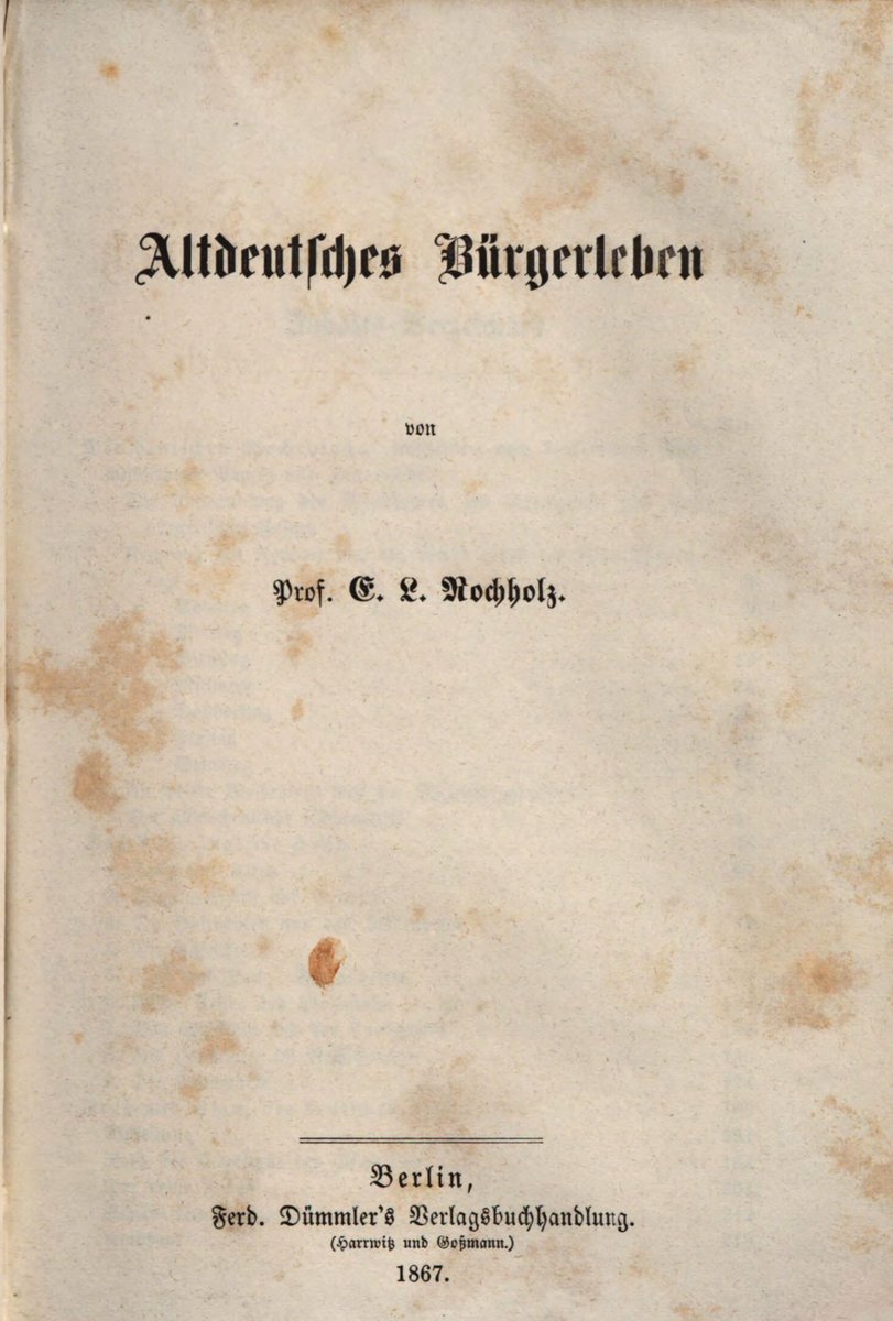 CH_Idiotikon's tweet image. E. L. Rochholz&apos; Buch «Altdeutsches Bürgerleben» von 1867 enthält ein umfangreiches Kapitel über «Deutsche #Frauen vor dem Feinde» – ob er auch starke Frauen in seiner Gegenwart und in friedlichen Zeiten schätzte? Tja – vielleicht doch eher nicht ... 😏