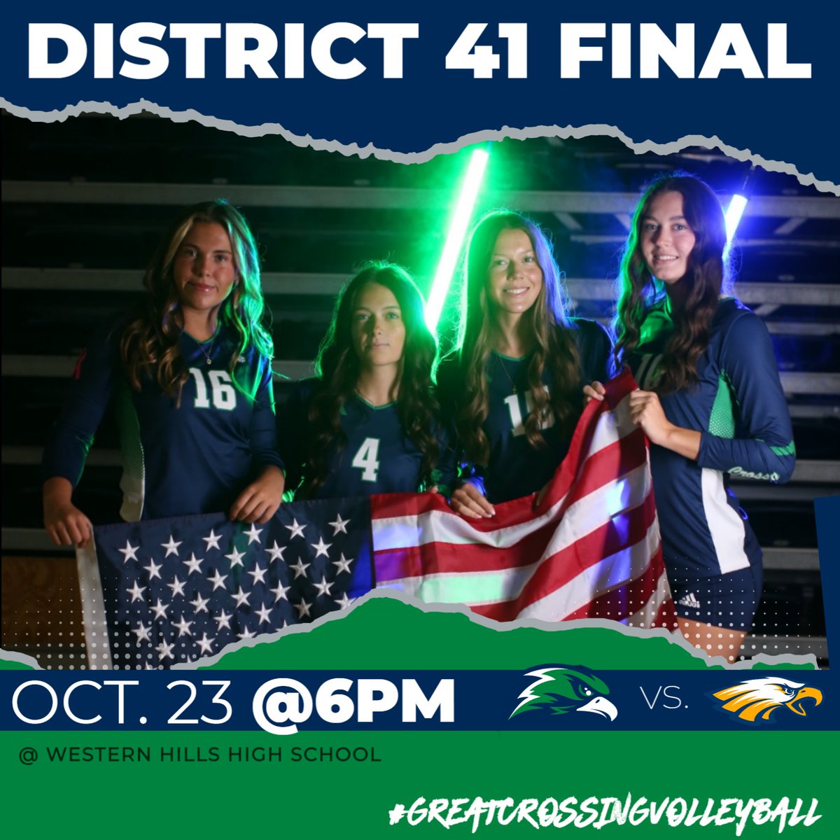 Join us tonight as our team seeks the district championship!
#talonsup🦅