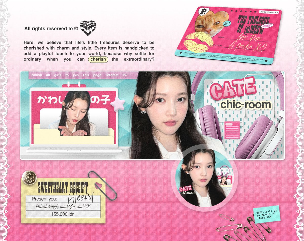 cherishcate's tweet image. A repost would be cherished!

Halo semua! Aku bawa template layout dari katalogku (selling them bcs i’m busy irl rn &amp;amp; they were too pretty to leave alone). Check the list below for more details. DM me if you’re interested! Thank you. ✿

#zonaba #zonauang #zonajajan