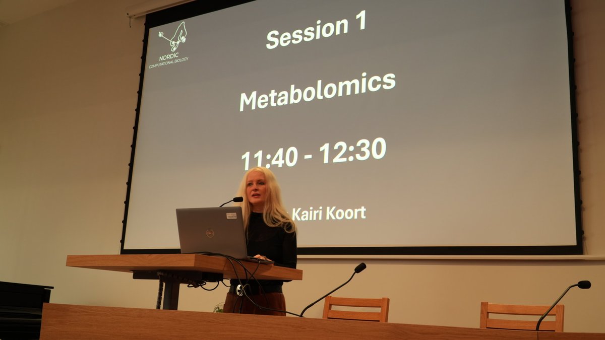 We are kicking off #NordicCompBio with our Metabolomics session! 🧪Dive into cutting-edge metabolite data generation with NMR as well as data analysis with Indrek Reile and <a href="/NieminenVih_A/">Anni Nieminen</a> #NCBWeek2025 #Metabolomics #ComputationalBiology #Nordics