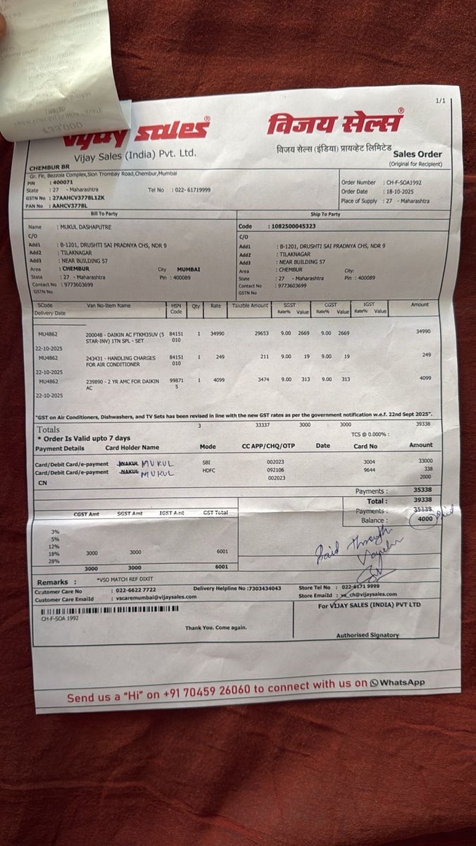 mukul_912's tweet photo. @VijaySales Your DMs are closed! Sharing it here https://t.co/COc5G39ije