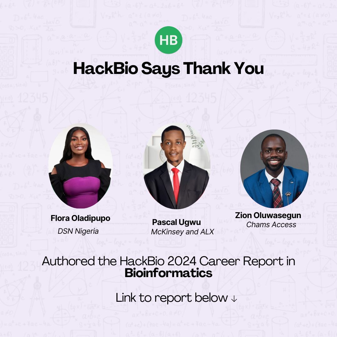 TheHackbio's tweet image. Our 2024 Job Board Report highlights key insights from last year’s data
A big thank you to the brilliant authors and contributors who helped make this report possible. 👏

🔗 Read the full report here :buff.ly/byYNLfa 

#HackBio #Bioinformatics #STEMCareers #JobReport